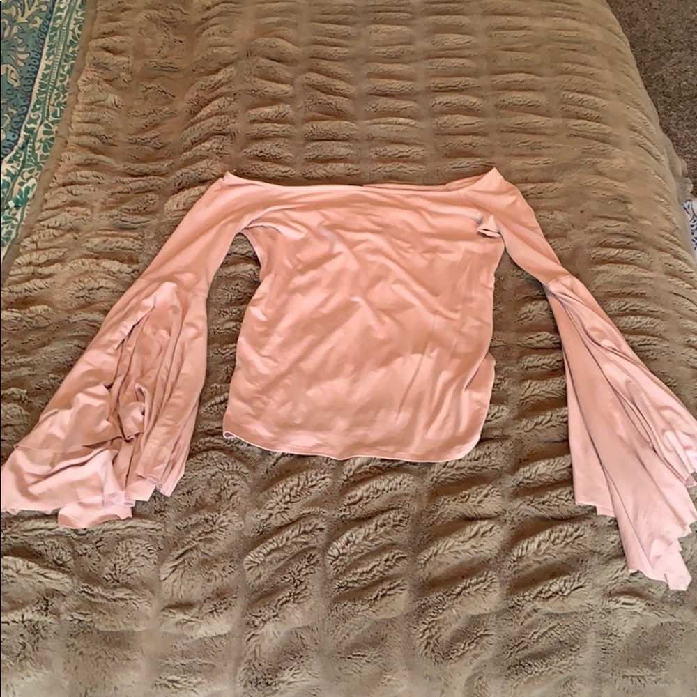 Off the shoulder free people shirt